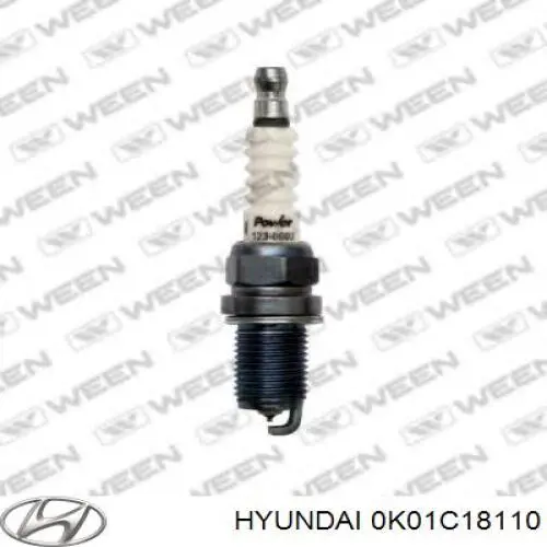 Свічки запалювання 0K01C18110 Hyundai/Kia