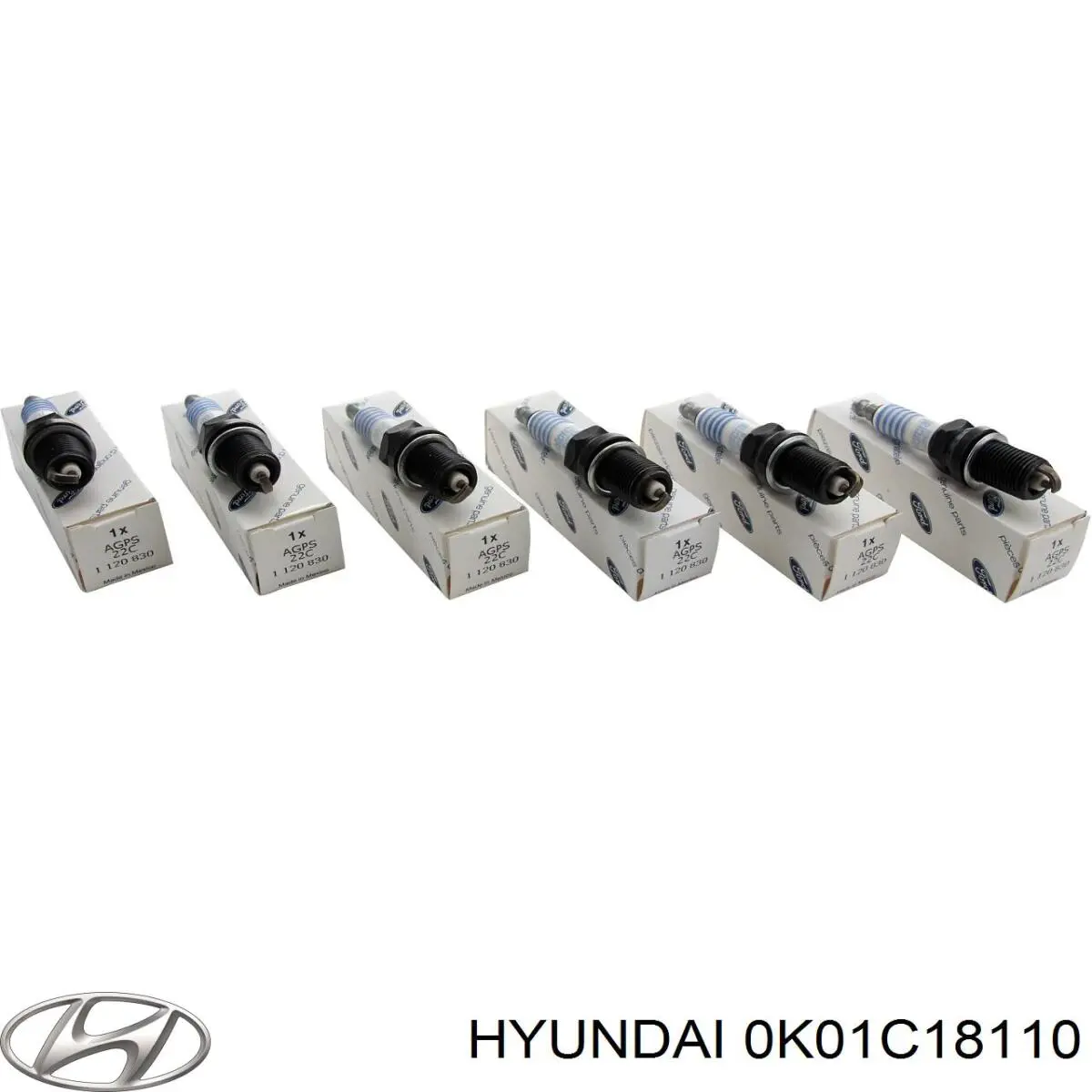 Свічки автомобільні Hyundai/Kia 0K01C18110 ціна, від 3.96 USD