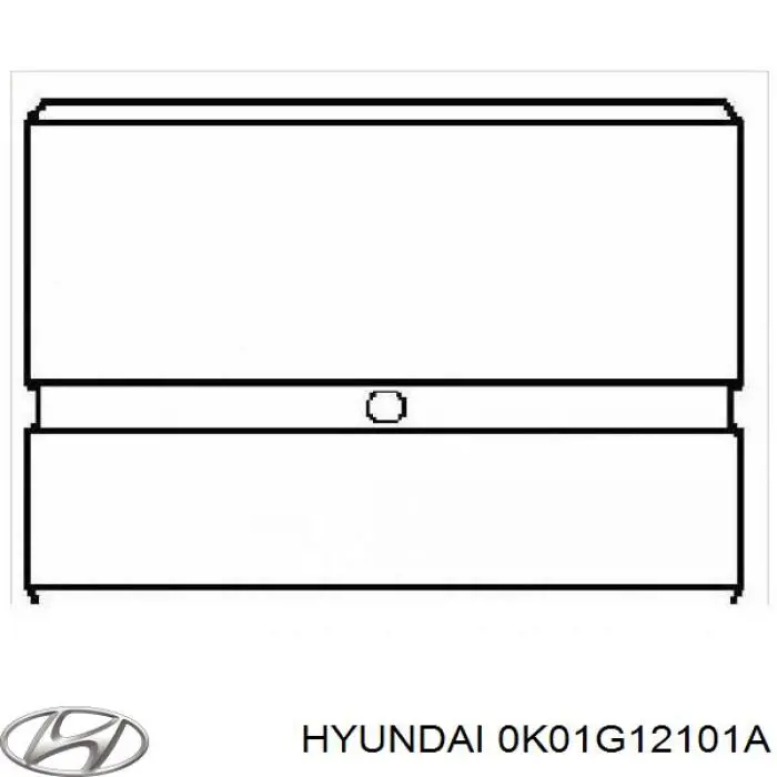 0K01G12101A Hyundai/Kia гідрокомпенсатор, гідроштовхач, штовхач клапанів