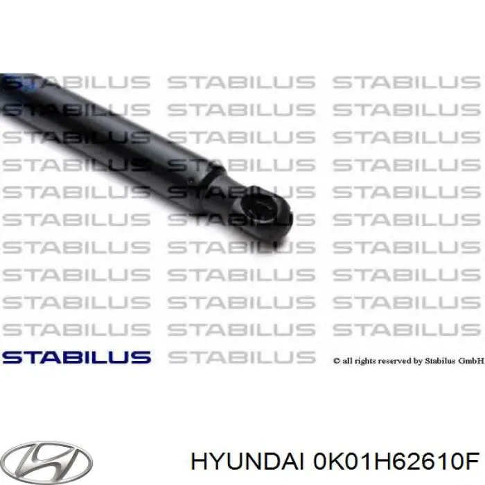 Амортизатор двері задньої Hyundai/Kia 0K01H62610F ціна, від 12.52 USD