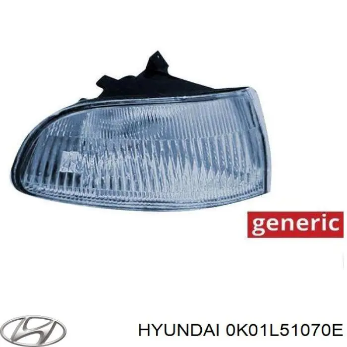 0K01L51070C Hyundai/Kia покажчик повороту лівий