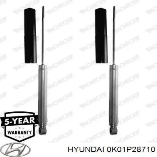 0K01P28710 Hyundai/Kia амортизатор задній