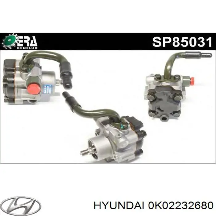0K02232680 Hyundai/Kia Насос гідропідсилювача