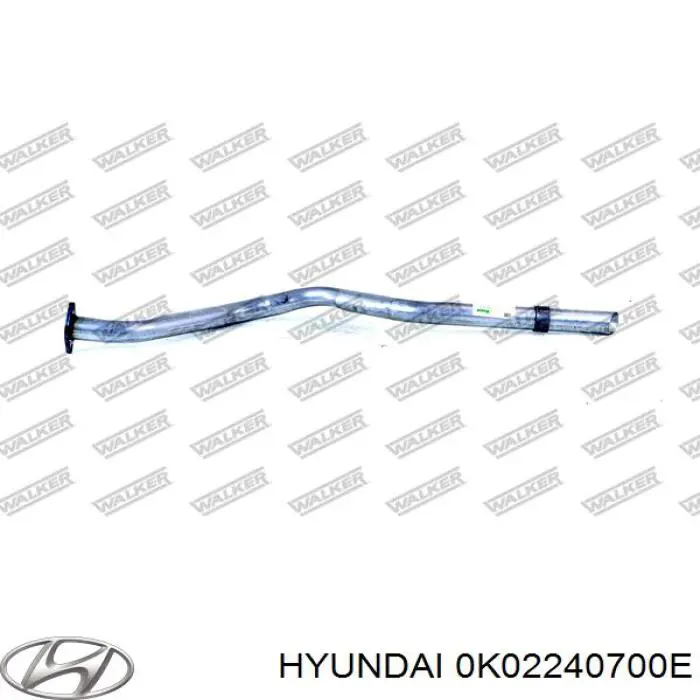Купити 0K02240700E Hyundai/Kia Глушник вихлопних газів кінцевий