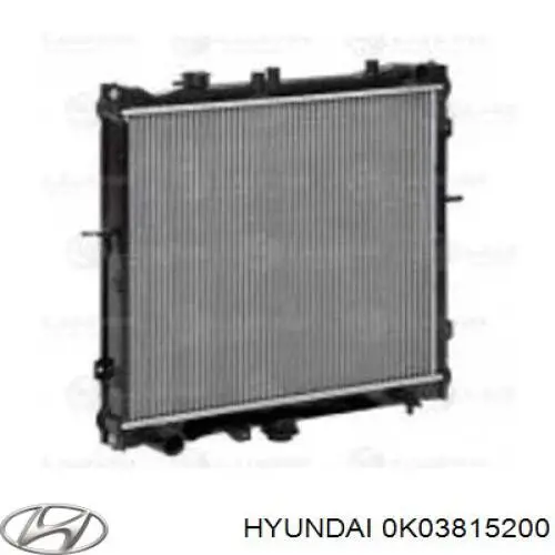 Радіатор 0K03815200 Hyundai/Kia