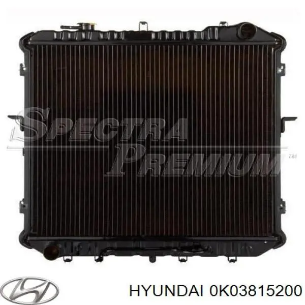 0K03815200 Hyundai/Kia радіатор охолодження двигуна