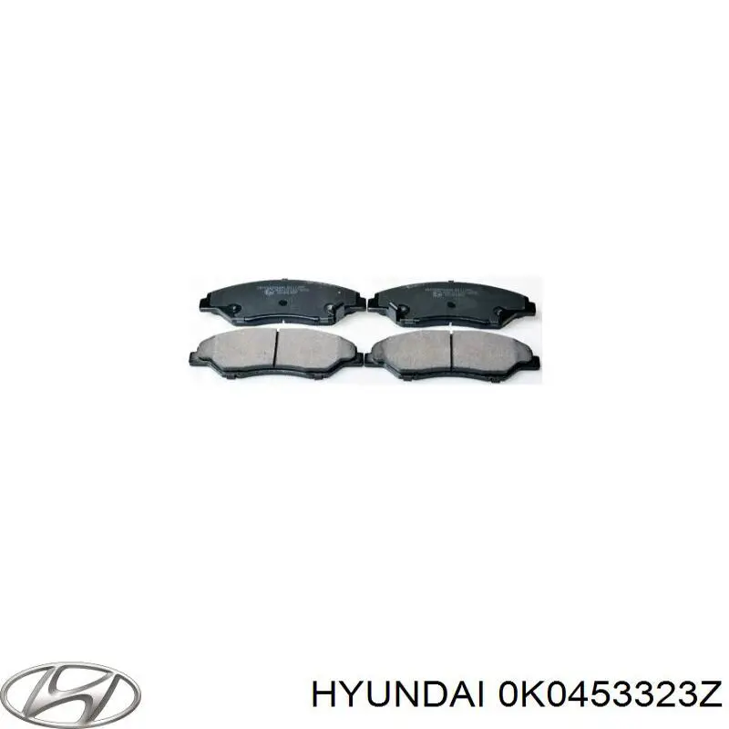 Тормозні колодки Hyundai/Kia 0K0453323Z