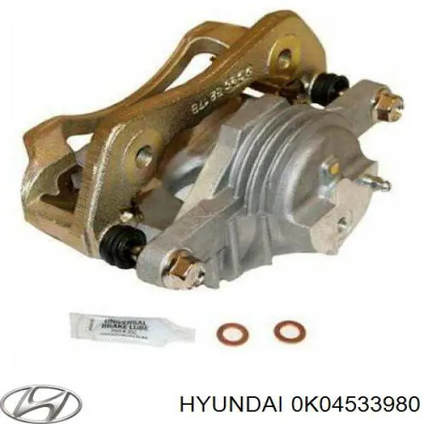 0K04533980 Hyundai/Kia супорт гальмівний передній правий