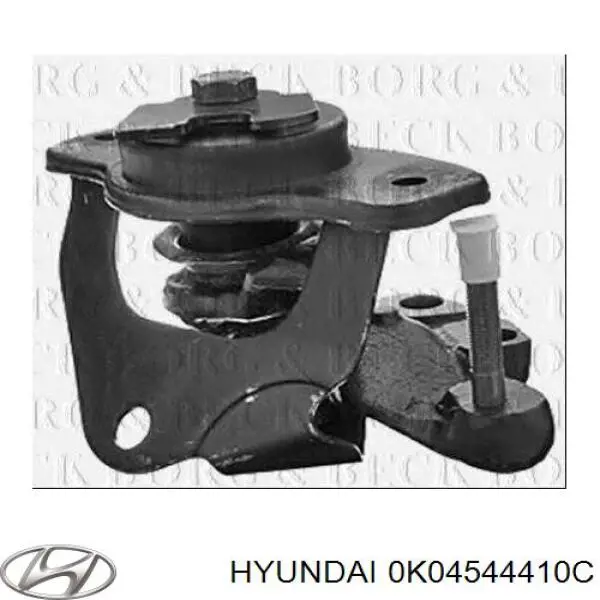 Купити 0K04544410C Hyundai/Kia Трос ручного гальма задній, правий