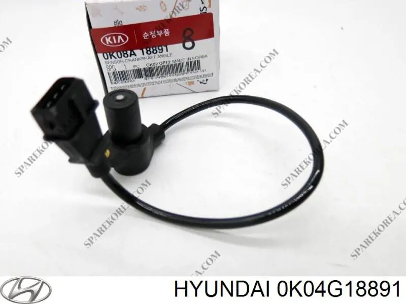 Купити 0K04G18891 Hyundai/Kia Датчик положення (оборотів) коленвалу