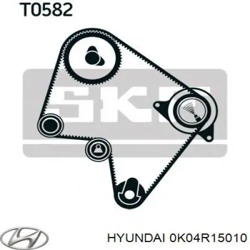 0K04R15010 Hyundai/Kia Насос охолодження