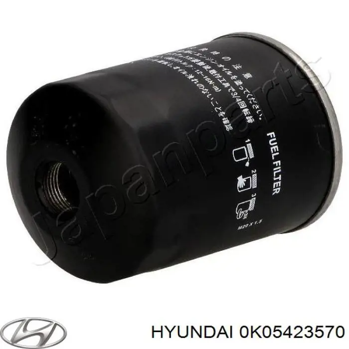 Паливний фільтр 0K05423570 Hyundai/Kia