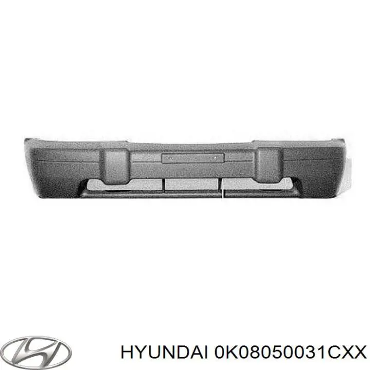 Купити 0K08050031CXX Hyundai/Kia Буфер (бампер) передній