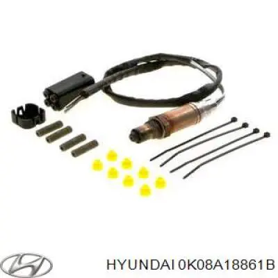 0K08A18861B Hyundai/Kia лямбдазонд, датчик кисню до каталізатора