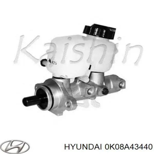 0K08A43440 Hyundai/Kia Циліндр гальмівний, головний