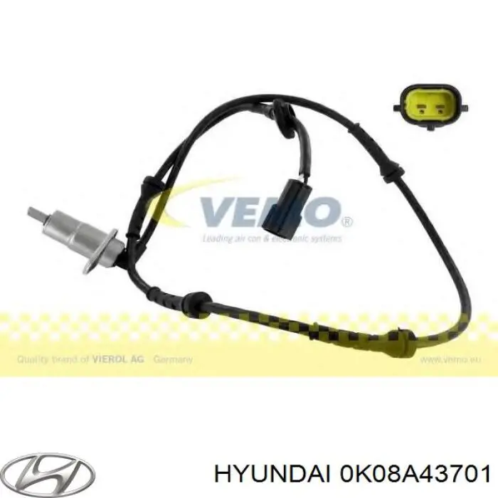 Датчик АБС (ABS) передній, правий 437010K08E Hyundai/Kia