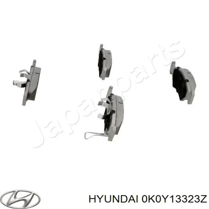 0K0Y13323Z Hyundai/Kia Передні гальмівні колодки