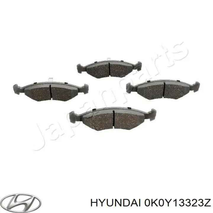 Купити 0K0Y13323Z Hyundai/Kia Колодки гальмівні передні, дискові