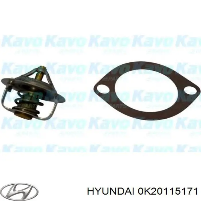 Автомобільний термостат Hyundai/Kia 0K20115171 ціна, від 6.24 USD