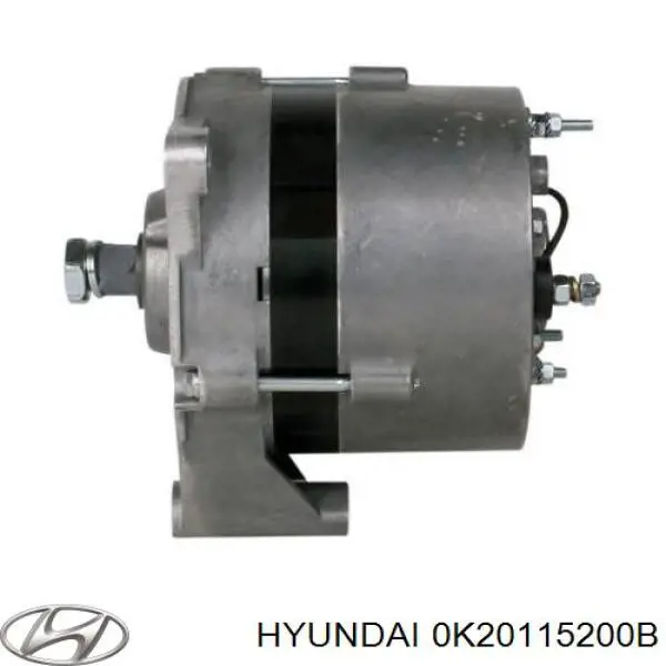 0K20115200B Hyundai/Kia Радіатор охолодження двигуна