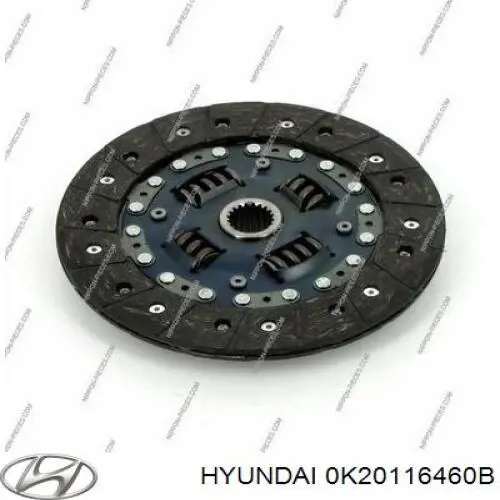 0K20116460B Hyundai/Kia диск зчеплення