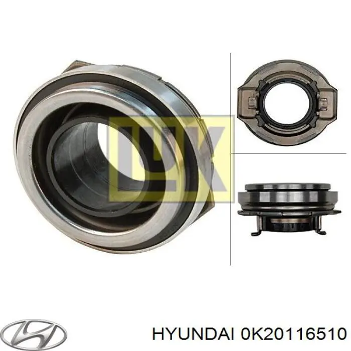 0K20116510 Hyundai/Kia підшипник вижимний зчеплення