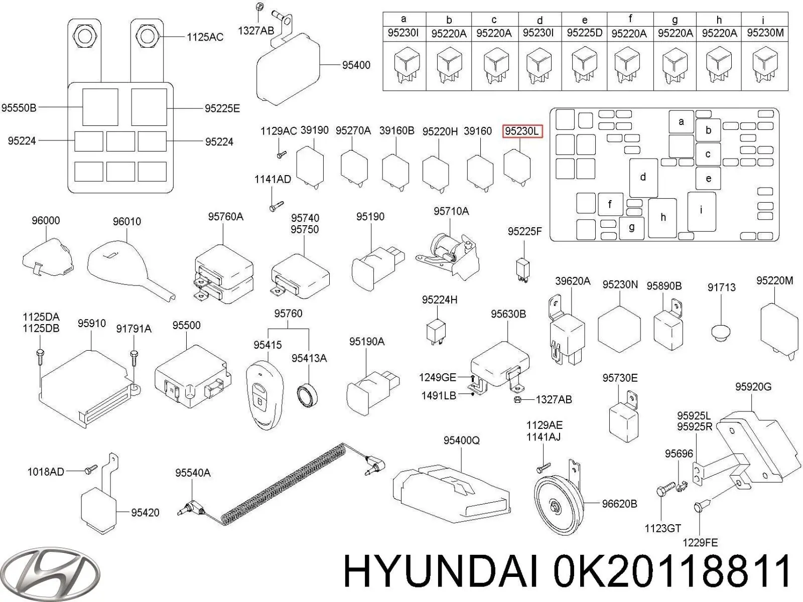  0K20118811 Hyundai/Kia