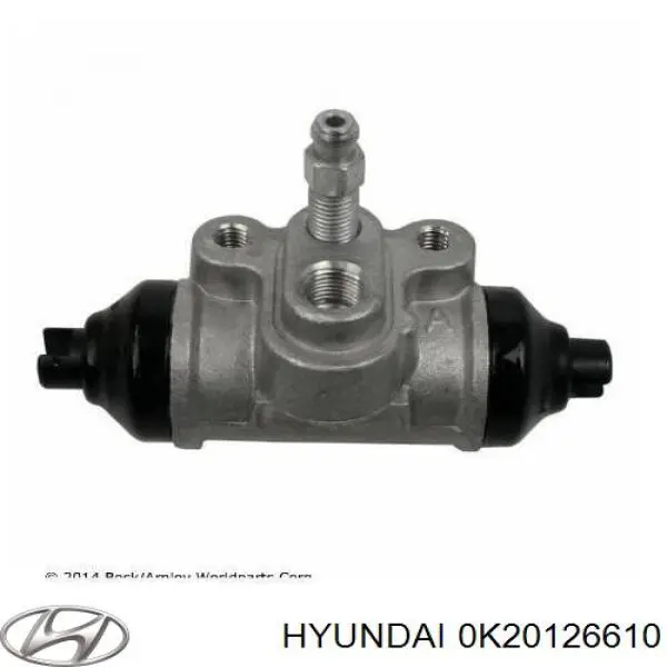 Купити 0K20126610 Hyundai/Kia Циліндр гальмівний колісний/робітник, задній