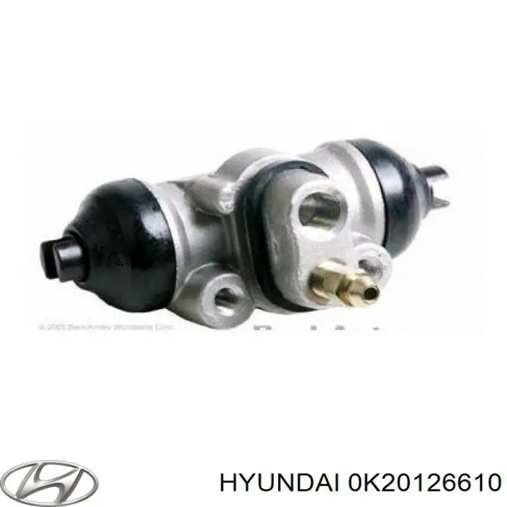 Циліндр гальмівний колісний/робітник, задній 0K20126610 Hyundai/Kia