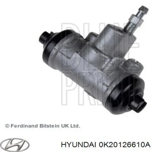 Циліндр гальмівний колісний/робочий, задній Hyundai/Kia 0K20126610A ціна, від 12.85 USD