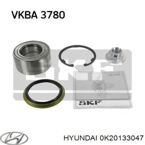 Купити 0K20133047 Hyundai/Kia Підшипник ступиці передньої