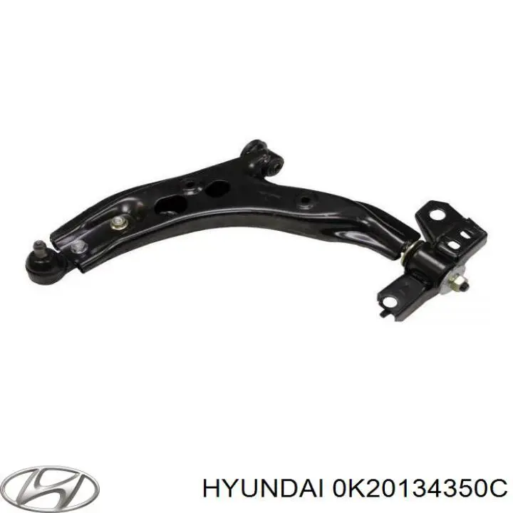 Важіль передньої підвіски нижній, лівий CWK53L Japan Parts