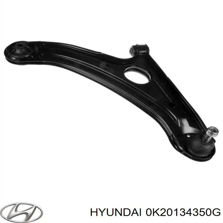 Важіль передньої підвіски нижній, лівий 0K20134350G Hyundai/Kia