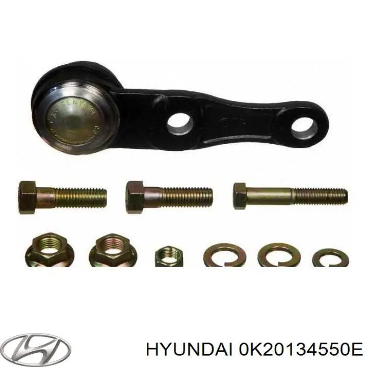 0K20134550E Hyundai/Kia кульова опора, нижня