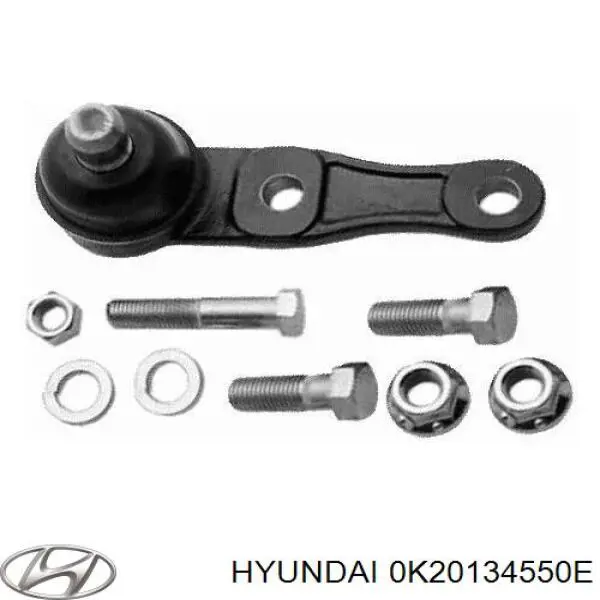 Кульова опора, нижня Hyundai/Kia 0K20134550E ціна, від 9.26 USD