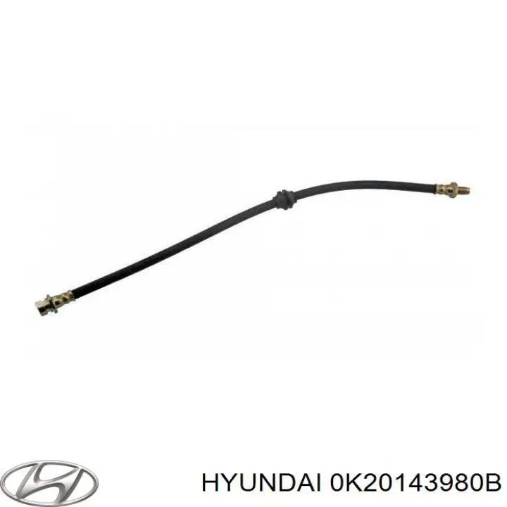 Купити 0K20143980B Hyundai/Kia Гальмівні шланги передні