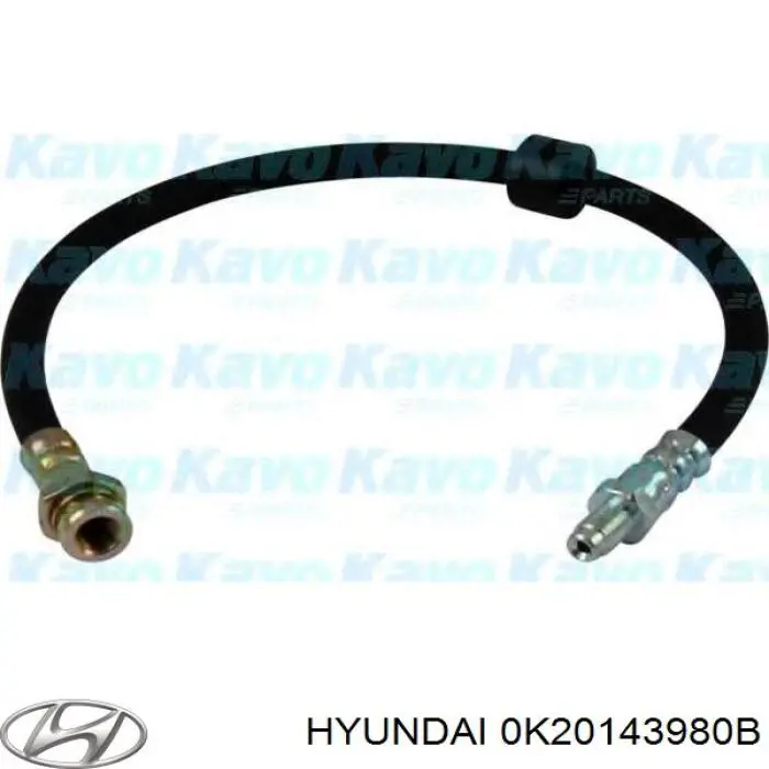0K20143980B Hyundai/Kia шланг гальмівний передній