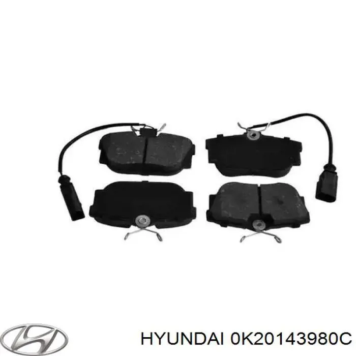 Гальмівні шланги передні 0K2N143980 Hyundai/Kia