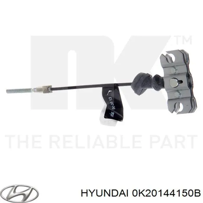 Трос ручного гальма, проміжний Hyundai/Kia 0K20144150B ціна, від 6.53 USD