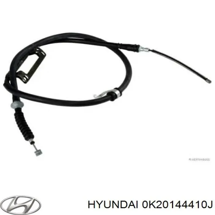 Купити 0K20144410J Hyundai/Kia Трос ручного гальма задній, правий