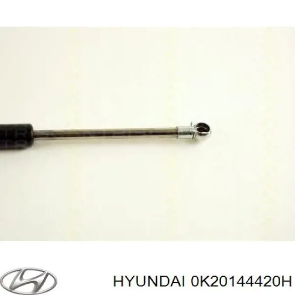 Трос ручного гальма задній, лівий 0K20144420H Hyundai/Kia