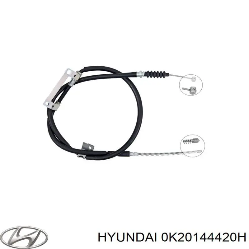 Трос стоянкового гальма задній лівий Hyundai/Kia 0K20144420H ціна, від 13.90 USD