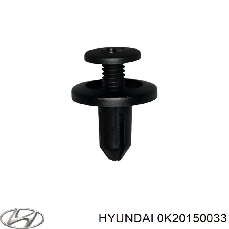 Пістон (кліп) кріплення підкрилки переднього крила Hyundai/Kia 0K20150033 ціна, від 0.53 USD