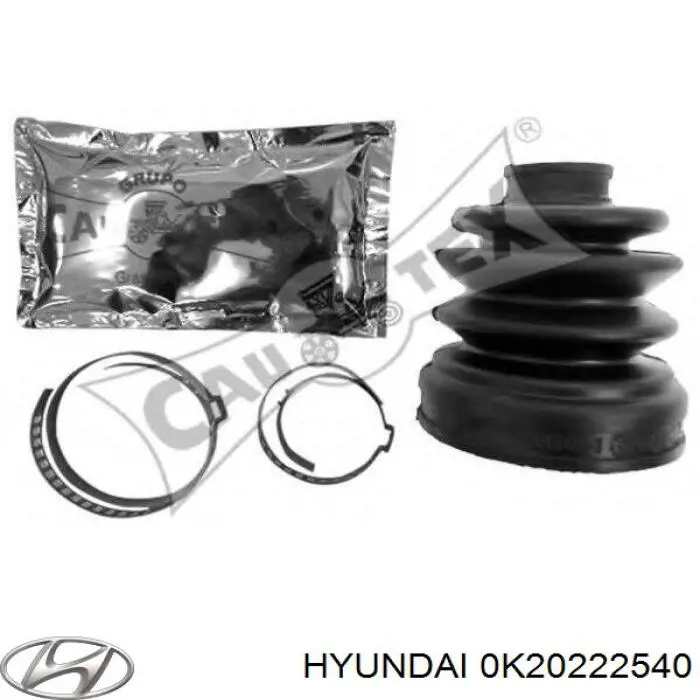 Купити 0K20222540 Hyundai/Kia Пильник шарніра кутових швидкостей внутрішній передній
