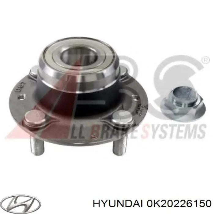 Купити 0K20226150 Hyundai/Kia Підшипник ступиці колеса