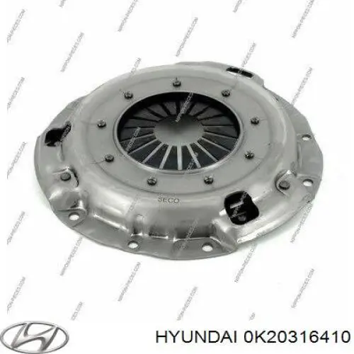 0K20116410 Hyundai/Kia корзина зчеплення
