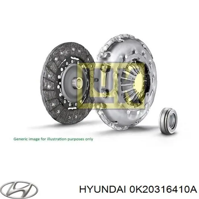 Пелюстковий кошик зчеплення Hyundai/Kia 0K20116410 ціна, від 35.47 USD