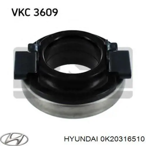 Вижимний підшипник Hyundai/Kia 0K20316510 ціна, від 12.12 USD