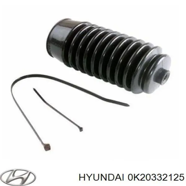 0K20332125 Hyundai/Kia пильник рульового механізму/рейки