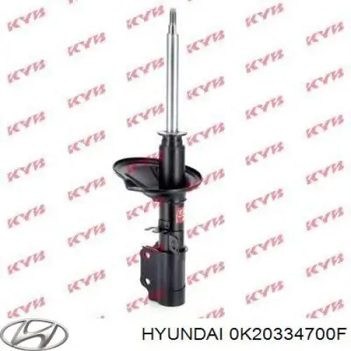 Амортизатор передній, правий Hyundai/Kia 0K20334700F ціна, від 3224.13 USD